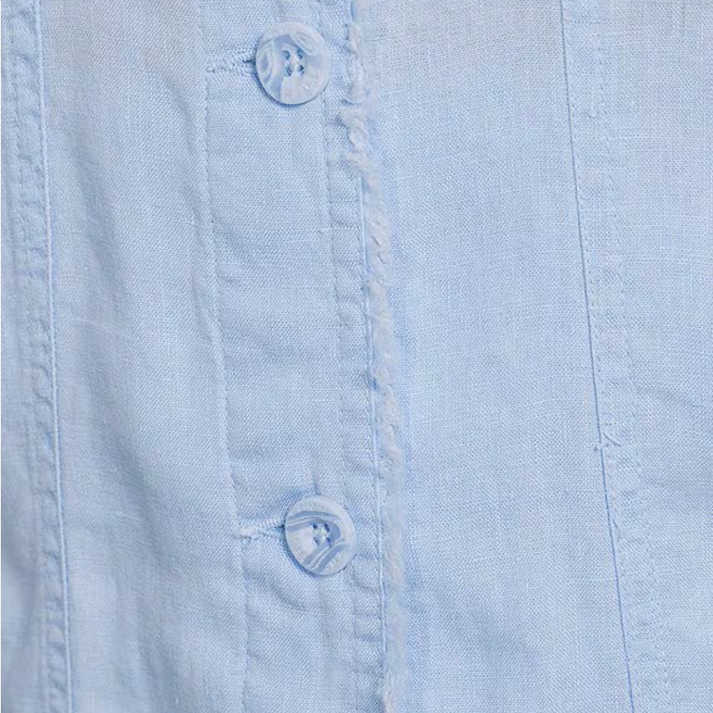 Tommy Bahama Two Palm Raw Edge Point Collar Long Sleeve Button Front Jacket - Picture 6 of 11